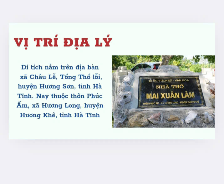 Nhà thờ Mai Xuân Lâm