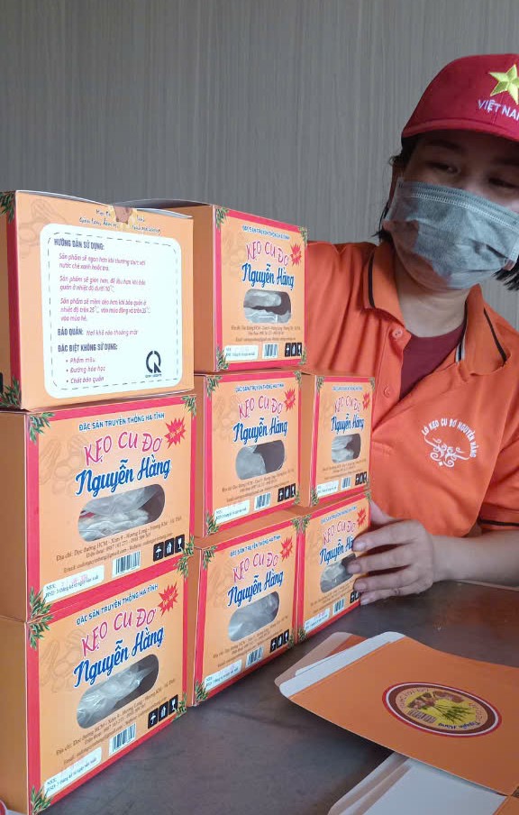 SẢN PHẨM OCOP KẸO CU ĐƠ NGUYỄN HẰNG 